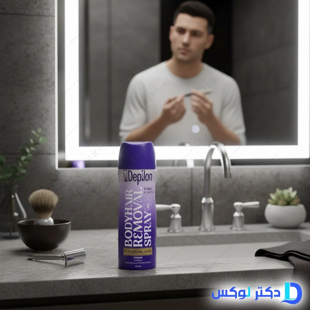 اسپری موبر بدن آقایان دپیلون مناسب پوست معمولی